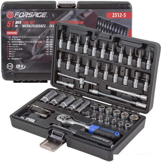 Универсальный набор инструментов FORSAGE F-2512-5 (51 предмет)