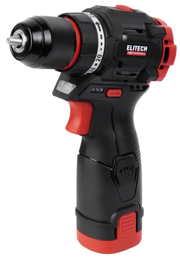 Дрель-шуруповерт ELITECH HD Professional CD 16L2 E2201.039.01 HD (с 2-мя АКБ, кейс)- фото