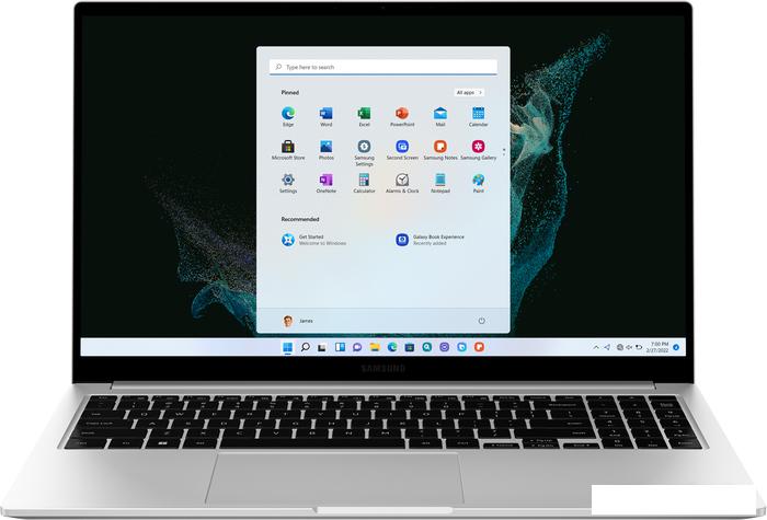 Ноутбук Samsung Galaxy Book2 NP754XED-KC4IT- фото