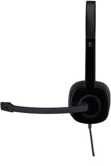 Наушники с микрофоном Logitech Stereo Headset H151 [981-000589]- фото2