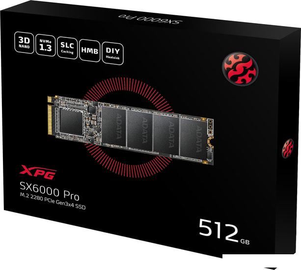 SSD A-Data XPG SX6000 Pro 512GB ASX6000PNP-512GT-C- фото4