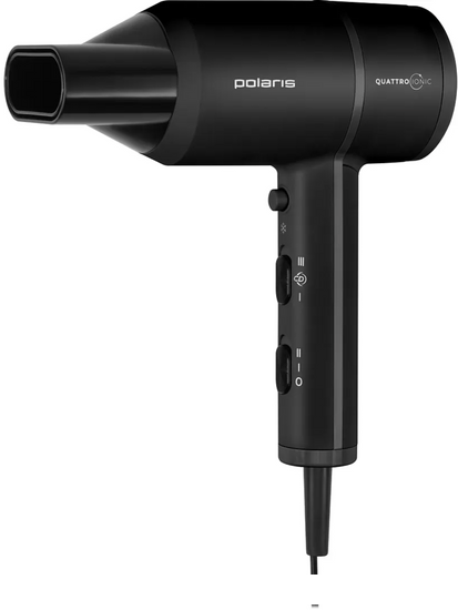 Фен Polaris PHD 2044Ti Quattro Ionic (черный)- фото3