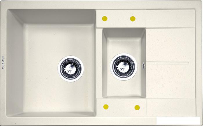 Кухонная мойка Zigmund & Shtain Rechteck 780.2 (каменная соль)- фото