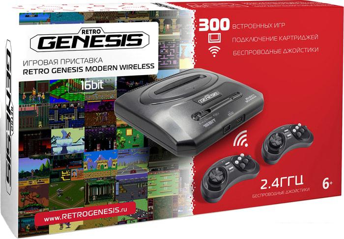 Игровая приставка Retro Genesis Modern Wireless (2 геймпада, 300 игр)- фото