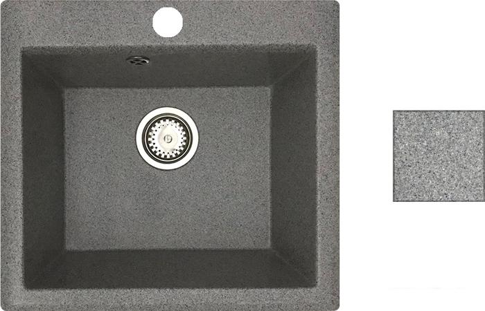 Кухонная мойка БелЭворс Mini (серый, без сифона)