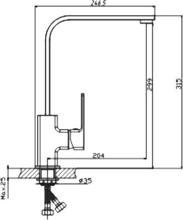 Смеситель Haiba HB70615- фото2
