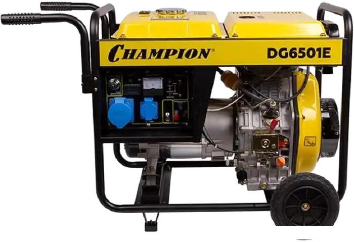 Дизельный генератор Champion DG6501E- фото