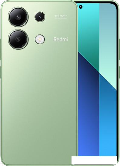 Смартфон Xiaomi Redmi Note 13 8GB/256GB с NFC международная версия (мятно-зеленый)- фото
