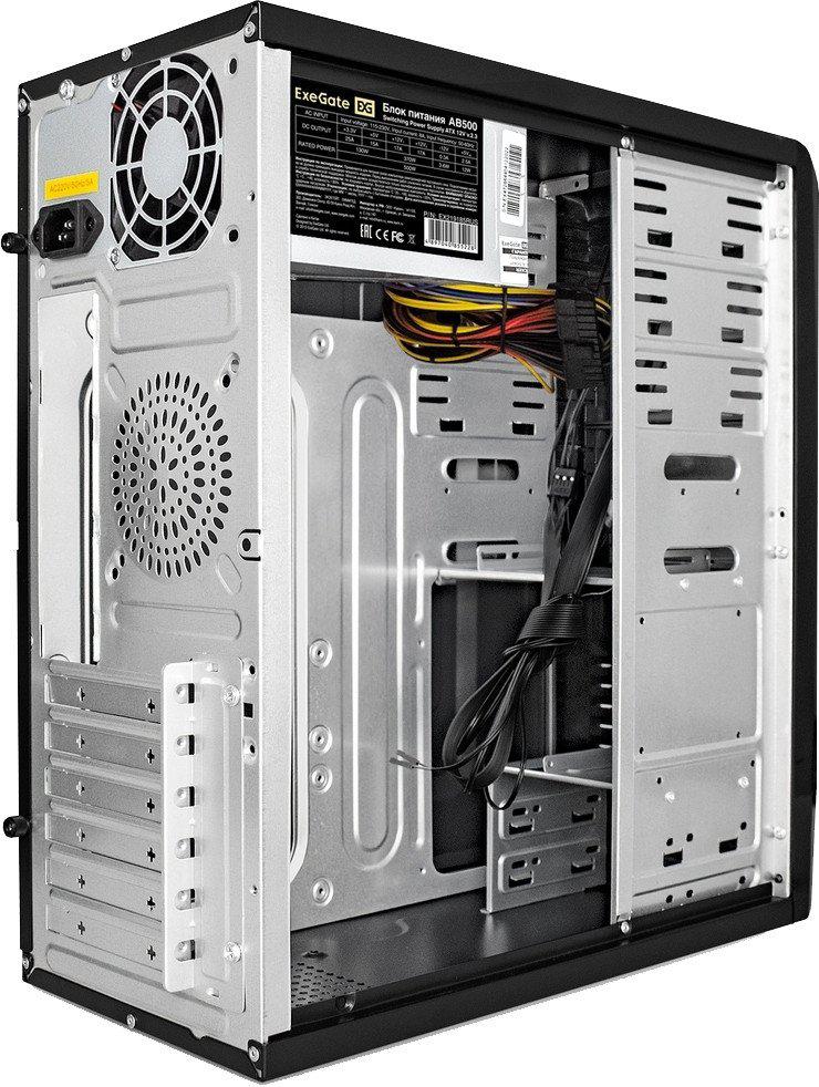 Корпус ExeGate CP-606U-AB500 EX292997RUS- фото2