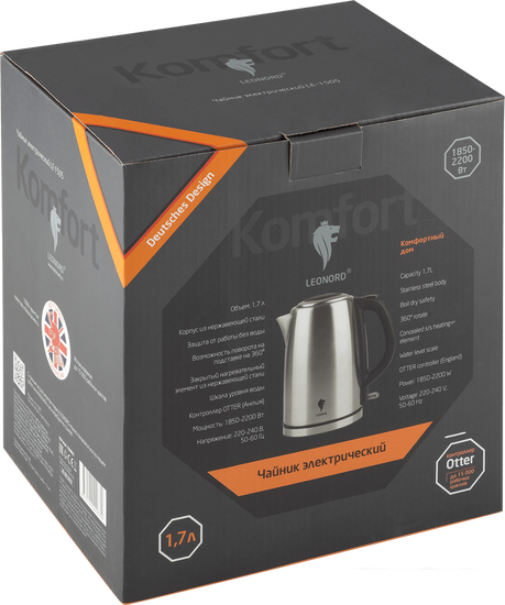 Электрический чайник Leonord LE-1505- фото4
