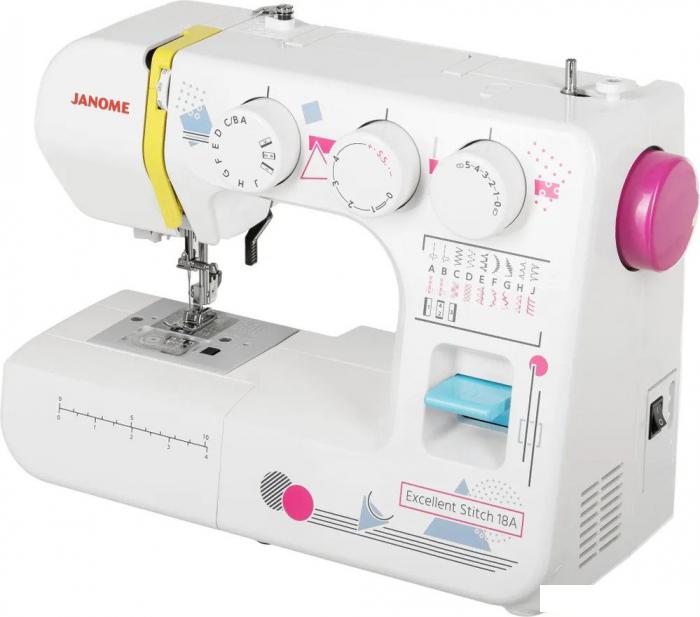 Электромеханическая швейная машина Janome Excellent Stitch 18A- фото2