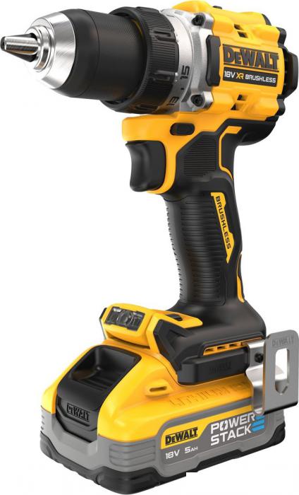 Дрель-шуруповерт DeWalt DCD800H2T (с 2-мя АКБ 5 Ач, кейс)- фото2