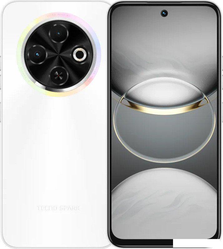 Смартфон Tecno Spark 30C 4GB/128GB (белый)- фото