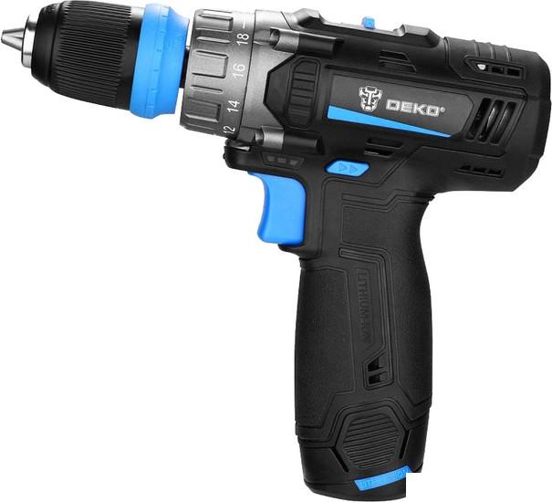 Дрель-шуруповерт Deko DKCD12V PRO 083-1004 (с 2-мя АКБ 1.5Ач, кейс)- фото3