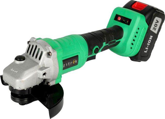 Угловая шлифмашина Zitrek ZKAG20-125 PRO 083-1079 (с 2-мя АКБ, кейс)- фото