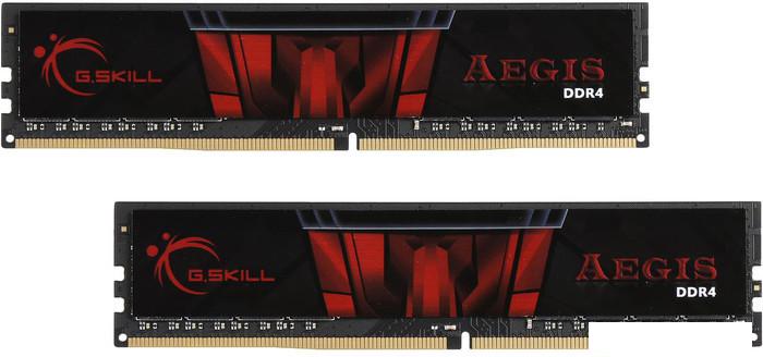 Оперативная память G.Skill Aegis 2x8GB DDR4 PC4-24000 F4-3000C16D-16GISB- фото