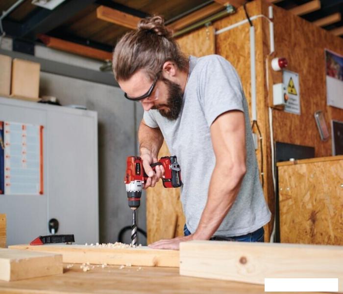 Дрель-шуруповерт Einhell TE-CD 18/2 Li 4514231 (с 2-мя АКБ, кейс)- фото2