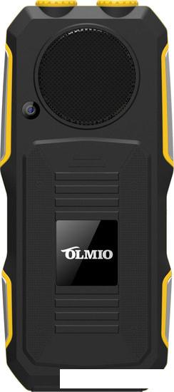Кнопочный телефон Olmio X02 (черный/желтый)- фото3