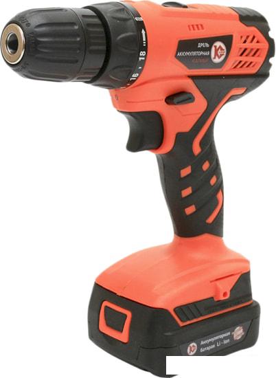 Дрель-шуруповерт Калибр ДА-12/2+ (с 2-мя АКБ)- фото