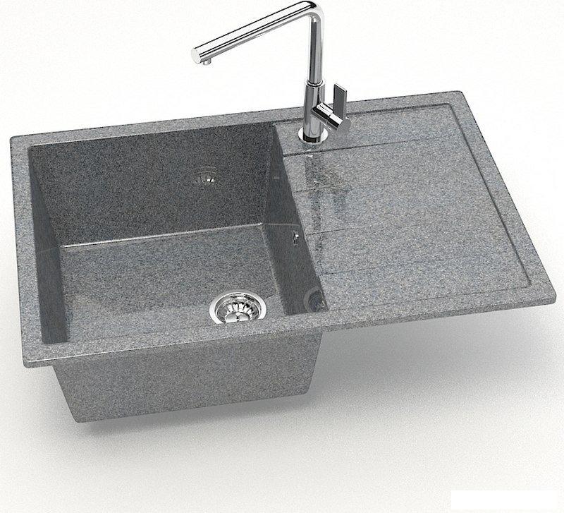 Кухонная мойка MARRBAXX 161/Q8 F161Q008 (темно-серый)- фото2