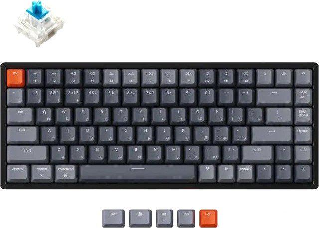 Клавиатура Keychron K2 V2 RGB K2-C2H-RU (Gateron G Pro Blue)- фото