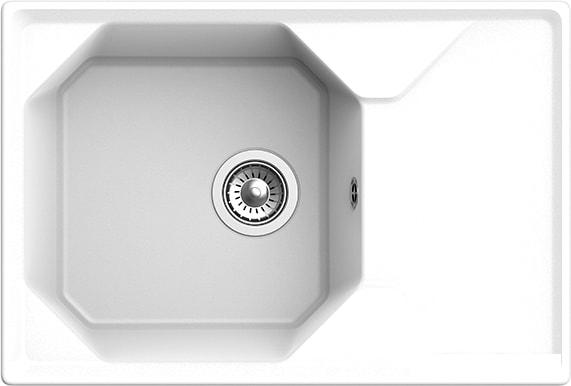 Кухонная мойка GranFest GF-U-740L (иней)- фото2