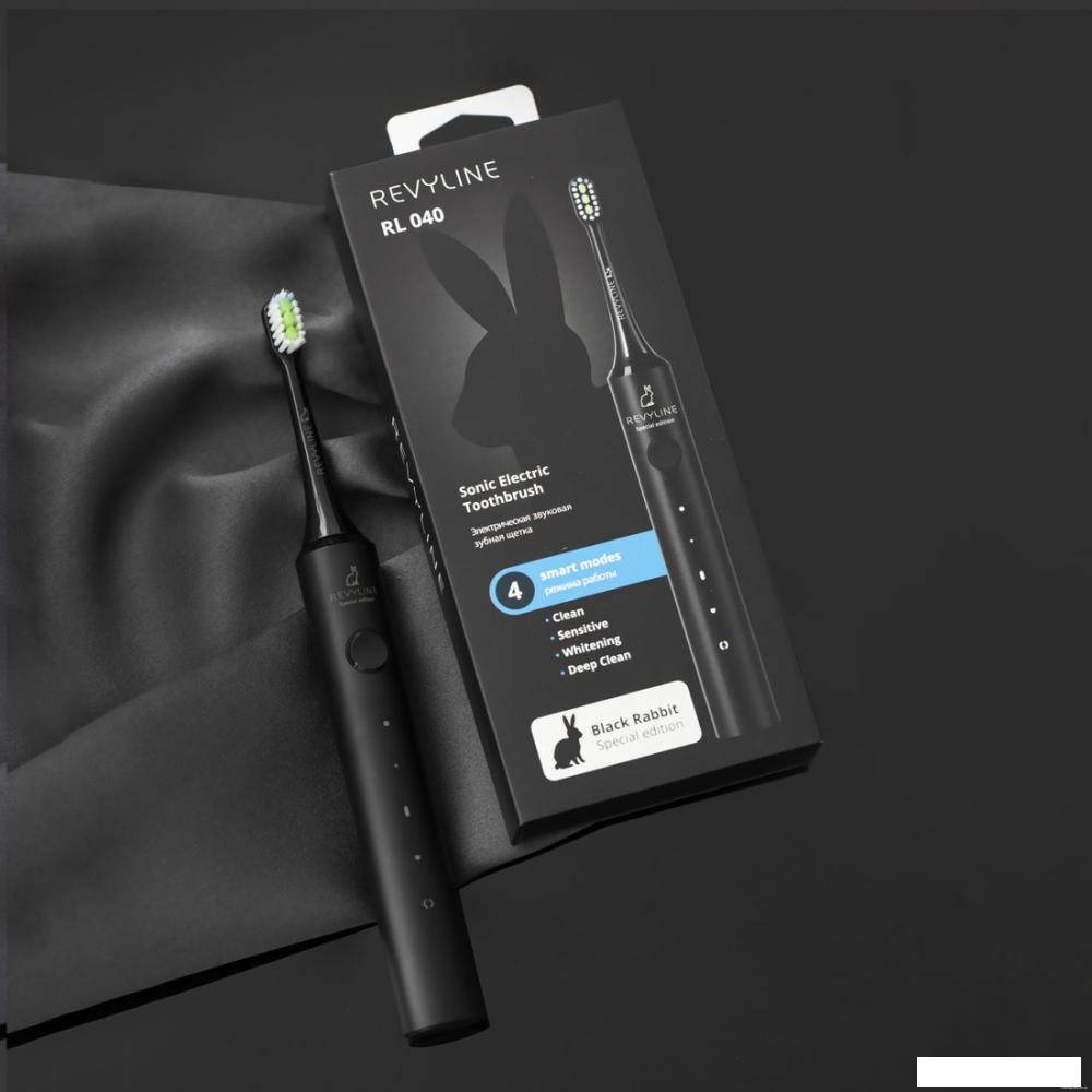 Электрическая зубная щетка Revyline RL 040 Black Rabbit Special Edition (черный)- фото2