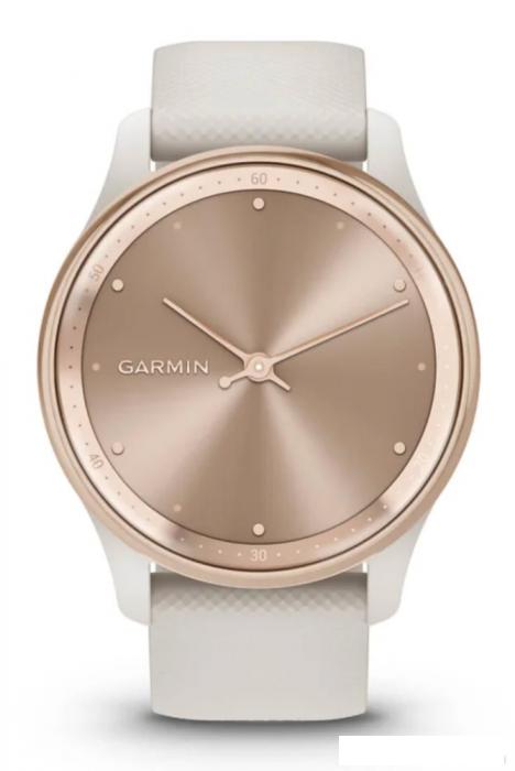 Гибридные умные часы Garmin Vivomove Trend (слоновая кость)- фото2