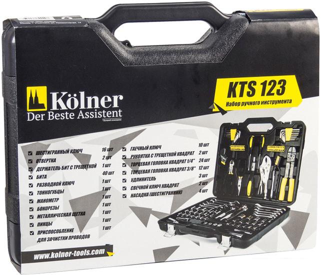 Универсальный набор инструментов Kolner KTS123 (123 предмета)- фото4
