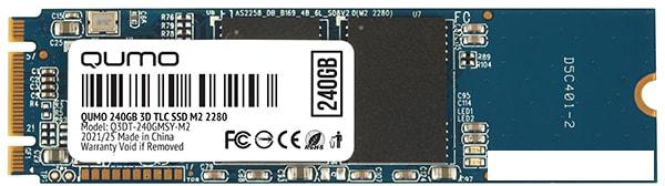 SSD QUMO Novation 3D TLC 240GB Q3DT-240GMSY-M2- фото