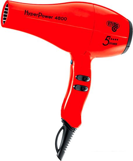 Фен ETI Hyper Power 4800 (красный)- фото