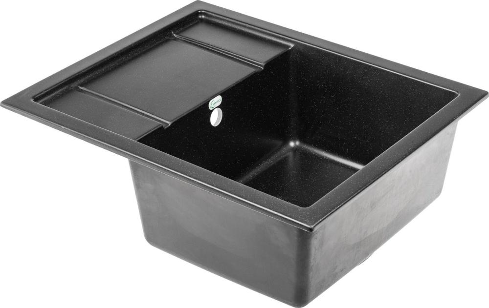 Кухонная мойка Saniteco Fortis (оникс с сифоном)- фото3