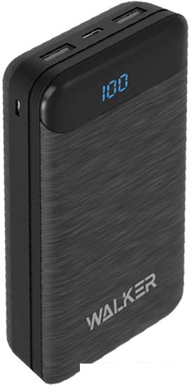Внешний аккумулятор Walker WB-525 20000 mAh (черный)- фото