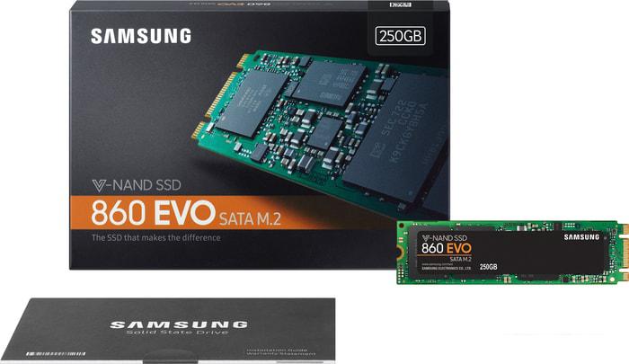 SSD Samsung 860 Evo 250GB MZ-N6E250- фото3