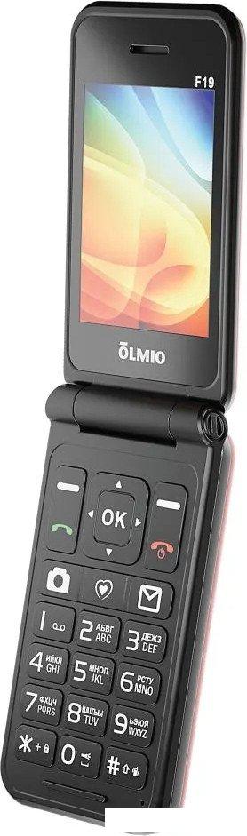Телефон Olmio F19 (красный)- фото2