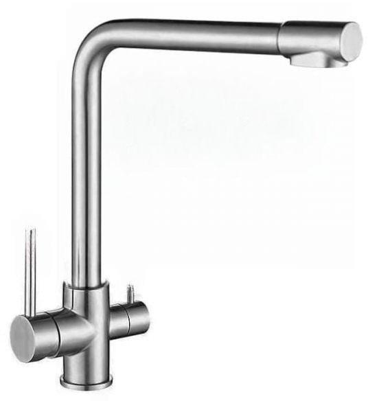 Смеситель Gross Aqua Neosteel GA3121609SS- фото