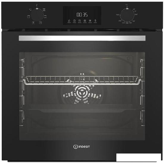 Электрический духовой шкаф Indesit IFE 3644 BL- фото