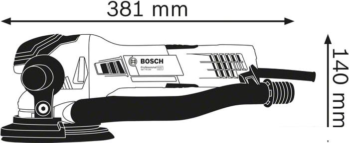 Эксцентриковая шлифмашина Bosch GET 55-125 Professional 0601257000- фото2