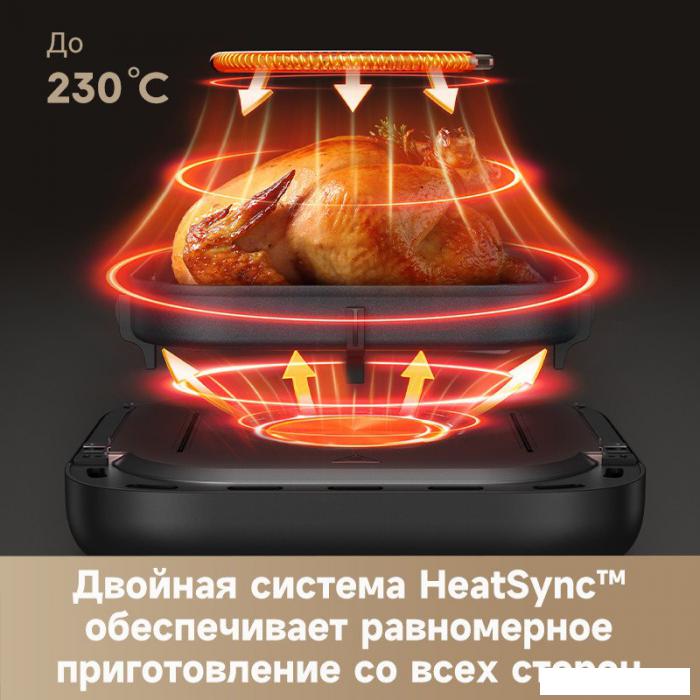 Аэрофритюрница Dreame Trouver Air Fryer FD10 Pro VFF12A (черный)- фото4