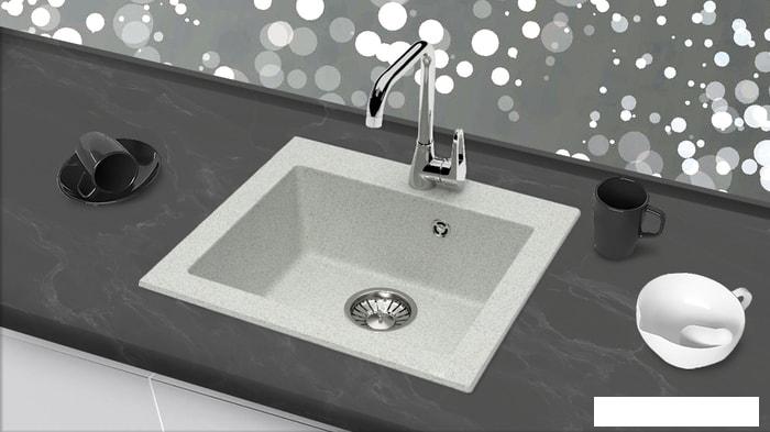 Кухонная мойка Berge BR-4803 (серый матовый)- фото2