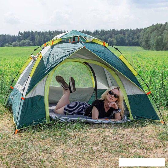 Кемпинговая палатка ForceKraft FK-TENT-2 (зеленый)- фото3
