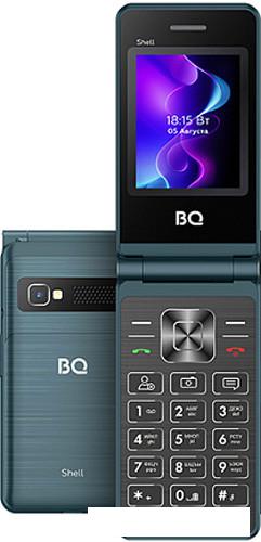Кнопочный телефон BQ BQ-2411 Shell (бирюзовый)- фото