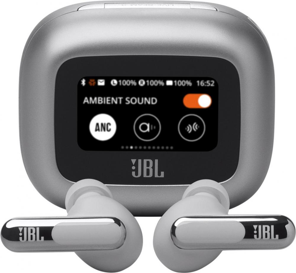 Наушники JBL Live Beam 3 (серебристый)- фото