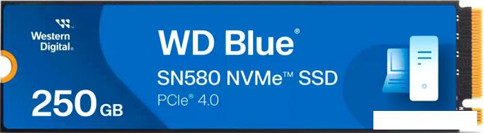 SSD WD Blue SN580 250GB WDS250G3B0E- фото