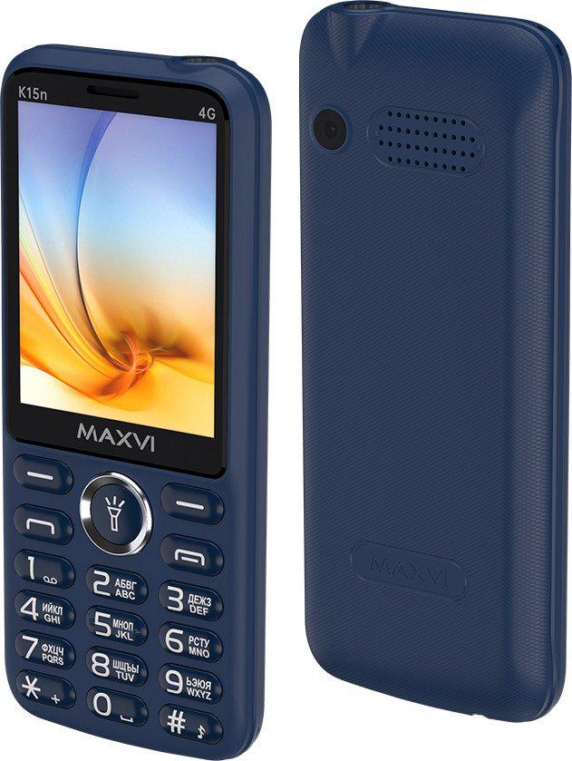 Телефон Maxvi K15n 4G (синий)- фото2