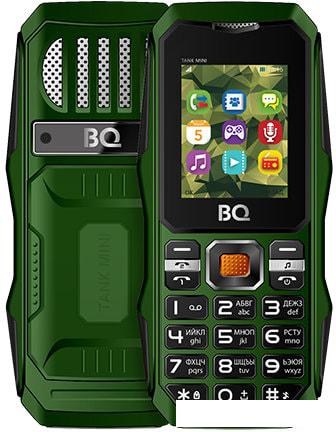 Мобильный телефон BQ-Mobile BQ-1842 Tank mini (зеленый)- фото