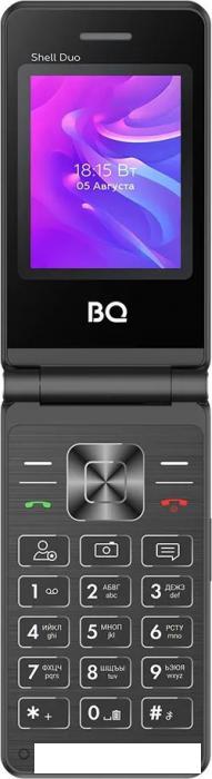 Кнопочный телефон BQ BQ-2412 Shell Duo (черный)- фото2