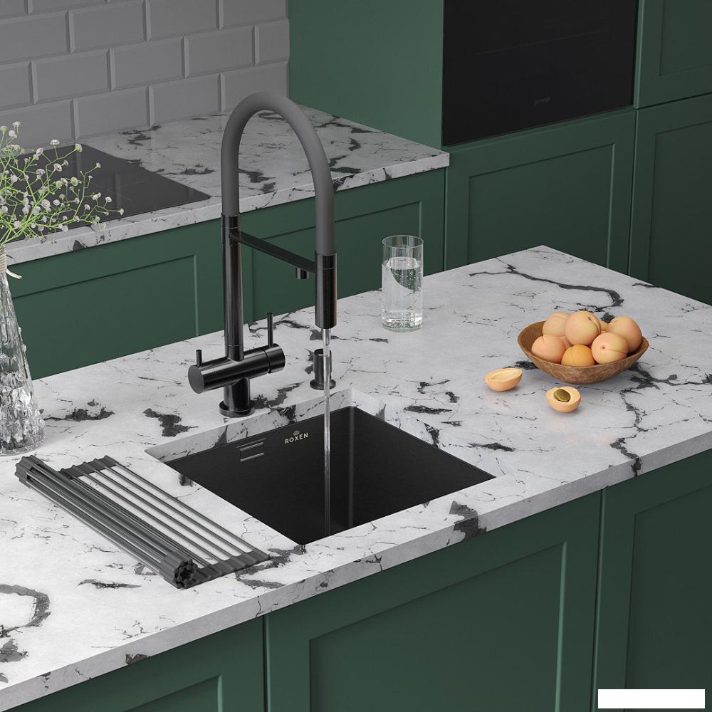 Кухонная мойка Roxen Uno 560210-44B- фото2