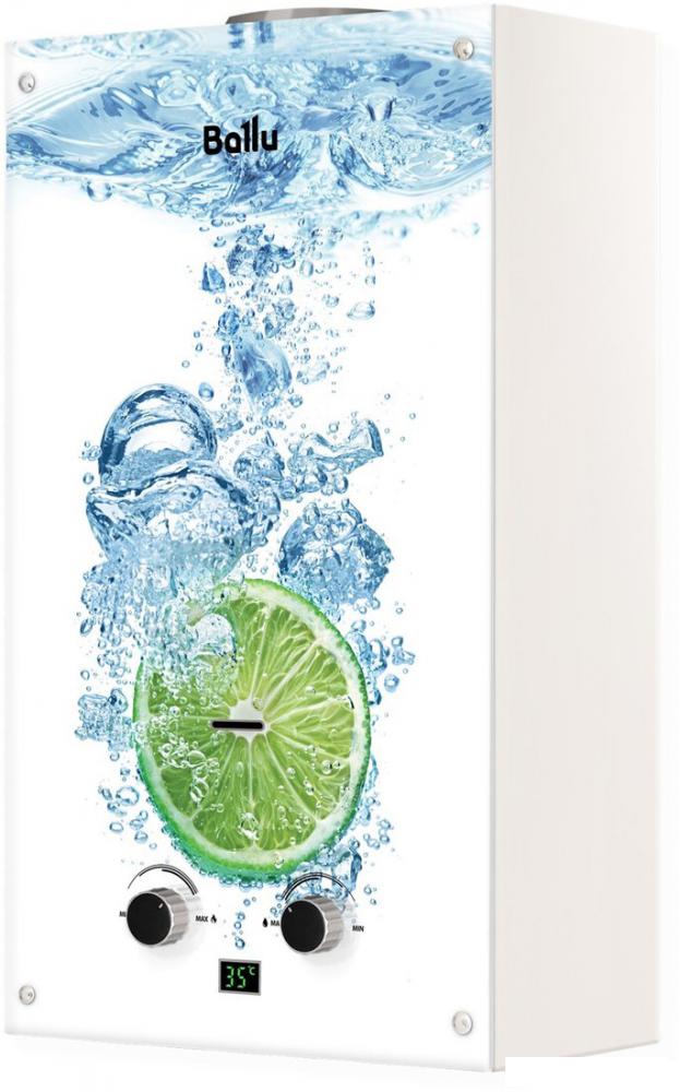 Газовая колонка Ballu GWH 10 Fiery Glass Lime- фото