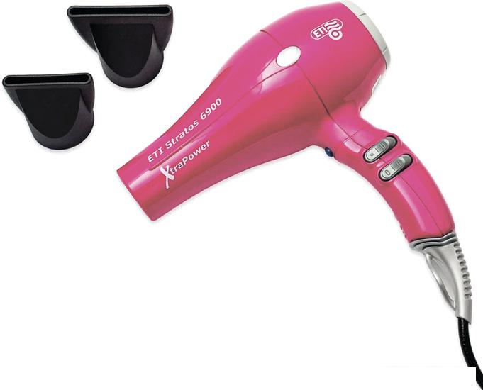 Фен ETI Stratos 6900 Xtrapower (розовый)- фото4